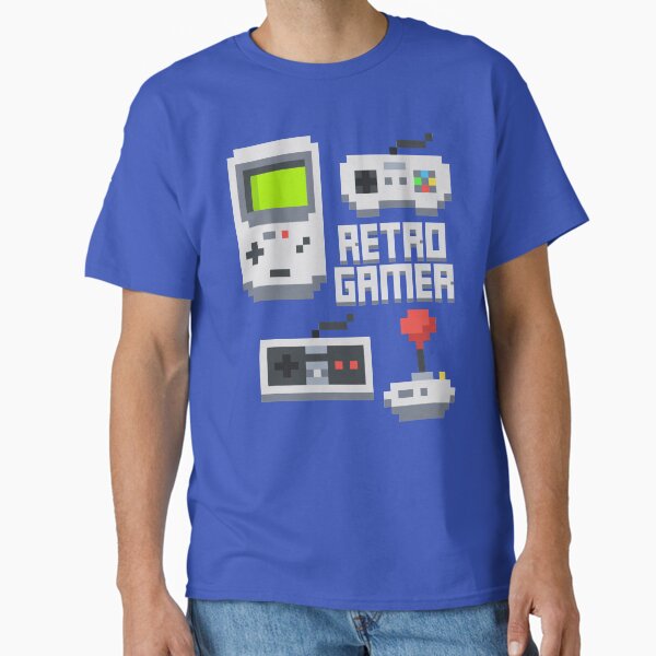 Item preview, Retro Gamer T Shirt designed and sold by bitsnbobs.