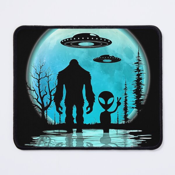 Item preview, Alien And Bigfoot Moon designed and sold by poppyballard918.