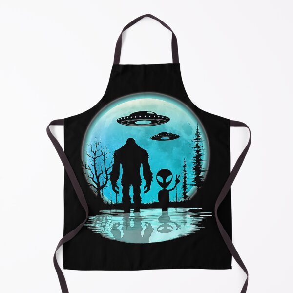 Item preview, Alien And Bigfoot Moon designed and sold by poppyballard918.
