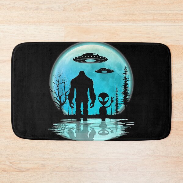 Item preview, Alien And Bigfoot Moon designed and sold by poppyballard918.