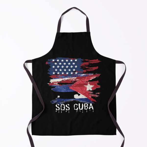Item preview, Half American Cuban Flag SOS Cuba Vintage - Streak Half-Caste designed and sold by DKA-2ndBoy.