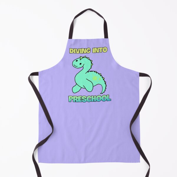 Item preview, Diving into preschool Cute Dinosaur Backtoschool Quote designed and sold by NerdyChibi.