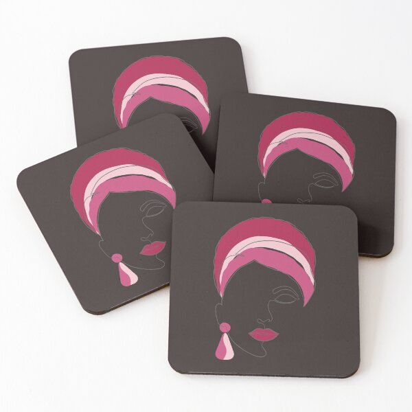 Item preview, Minimalist Line Art Woman Red Pink  designed and sold by Designs24U.