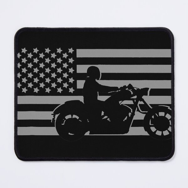 Item preview, American Flag Biker Motorcycle designed and sold by poppyballard918.
