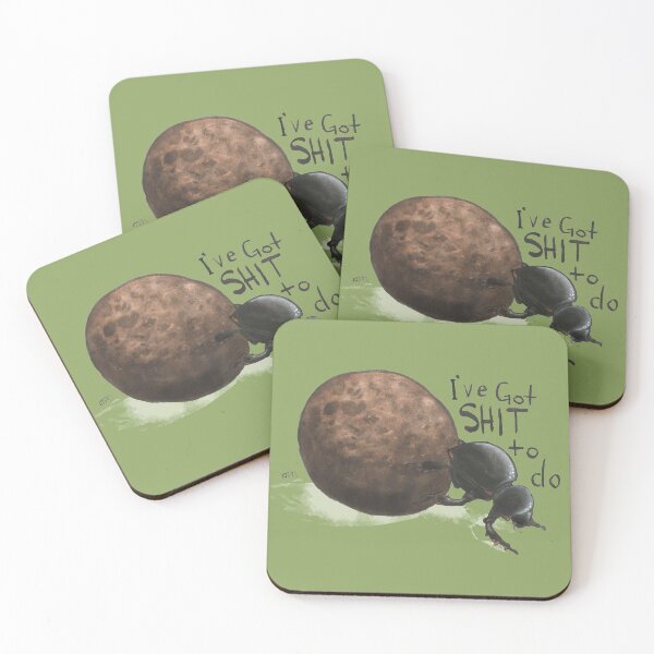 Item preview, I've got sh*t to do - dung beetle designed and sold by ArtByArielW.