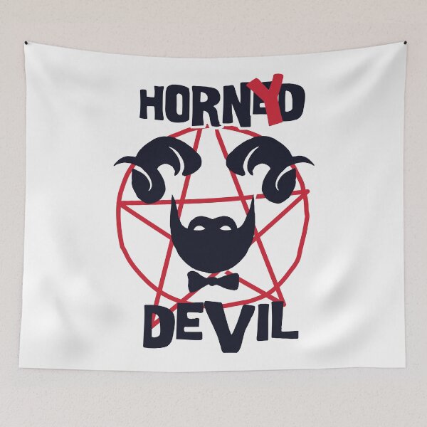 Item preview, Horned Devil - Funny Illustration designed and sold by Studio  Six.