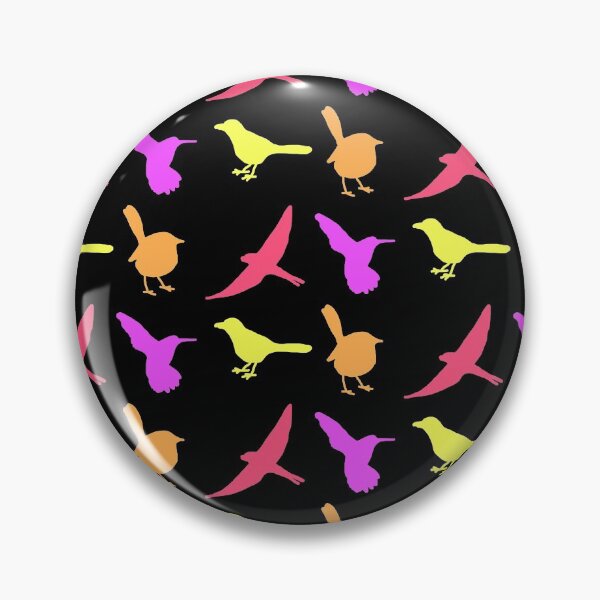 Artikelvorschau, Colourful Birds Pattern entworfen und verkauft von NobodysHero.