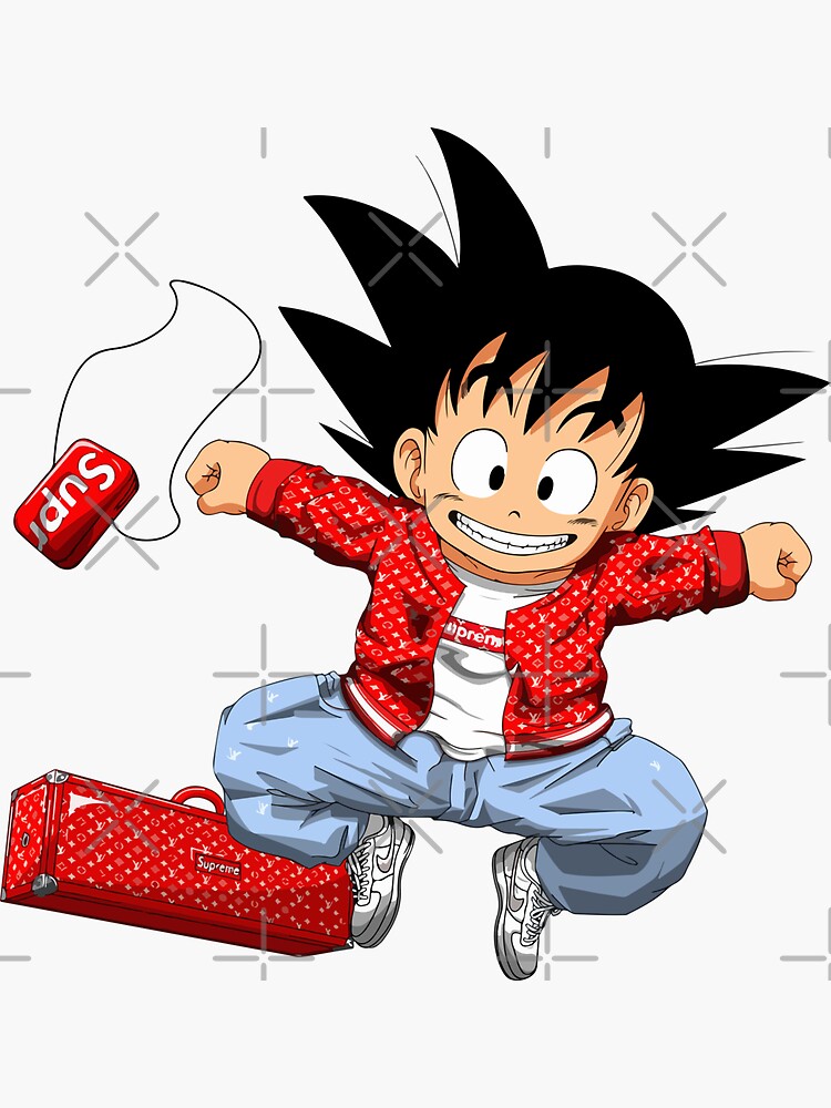 Goku Drip Stickers for Sale