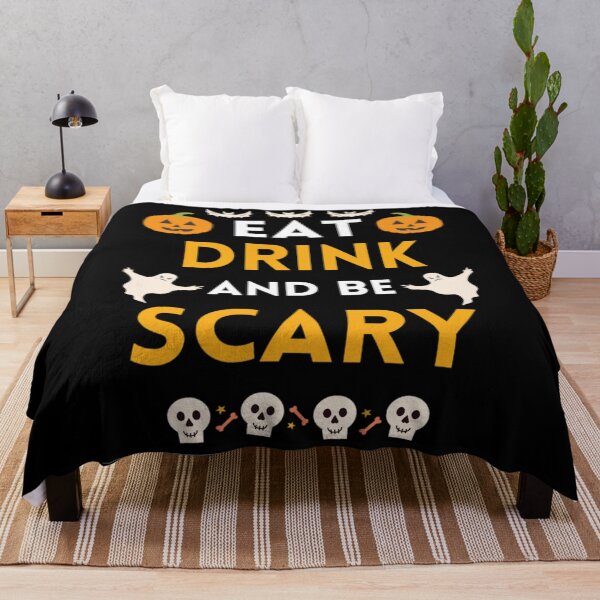 Item preview, Eat Drink And Be Scary Funny Halloween Saying 2021 designed and sold by chetan786.