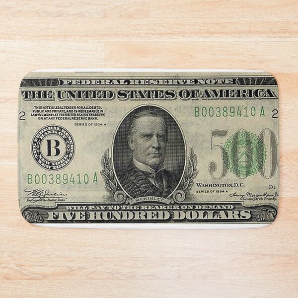 Artikelvorschau, 500 US-Dollar-Schein, Präsident McKinley, Federal Reserve Note entworfen und verkauft von Nostrathomas66.