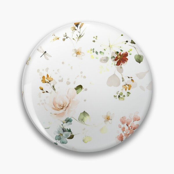 Item preview, Fall Garden Flowers, Autumn Botanical Pattern DIY Background Color designed and sold by PixDezines.