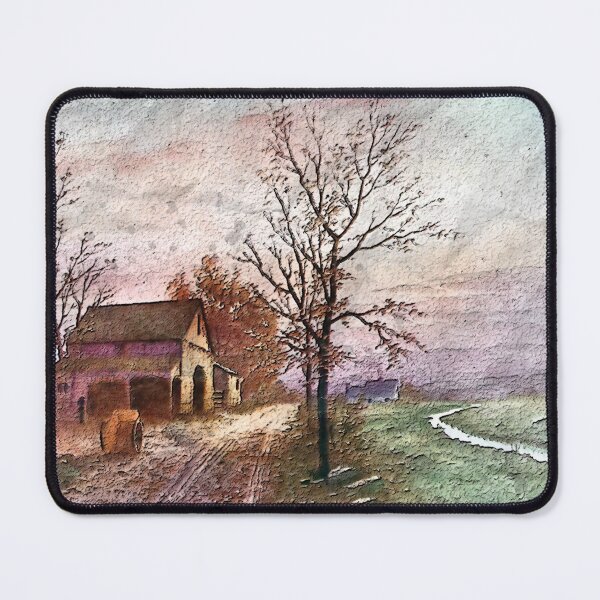 Item preview, Almost Evening Farm Shed In Autumn  designed and sold by MJDezigns.