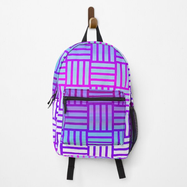 Item preview, Magenta Violet Line Pattern over a Light Blue Gradation no. 2 designed and sold by Neil Feigeles.
