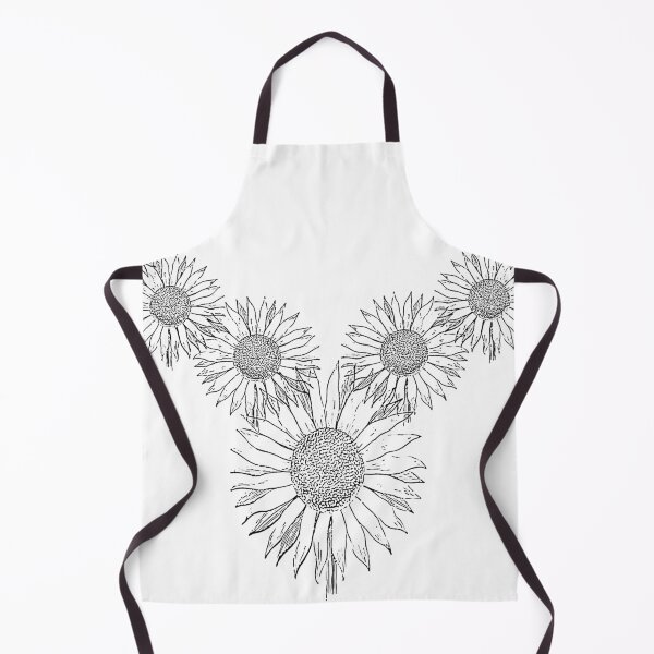 Item preview, Sunflower sketch neck designed and sold by Nikmay Design.