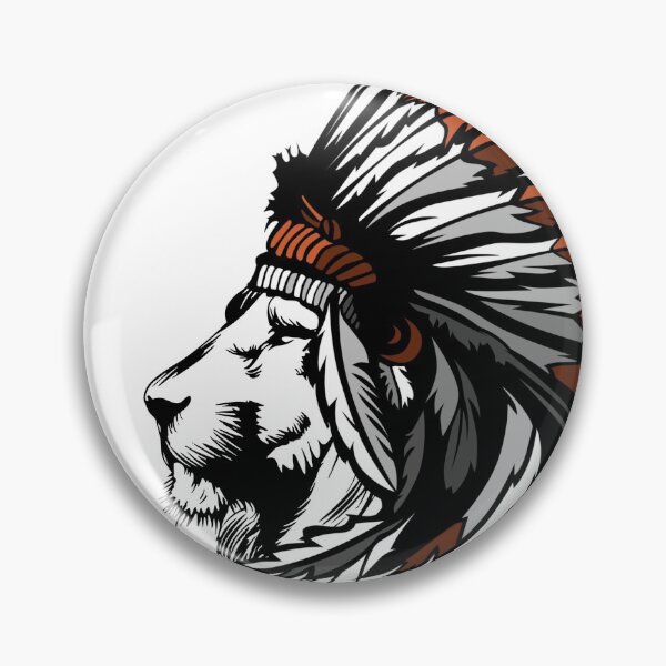 Item preview, Lion Native American designed and sold by Colandia.