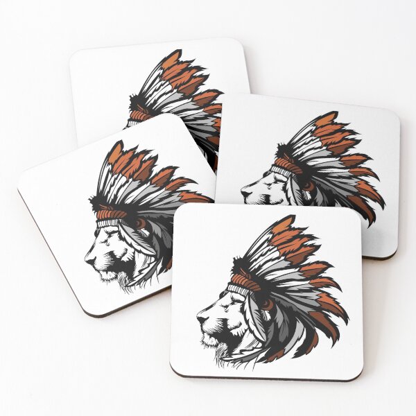 Item preview, Lion Native American designed and sold by Colandia.
