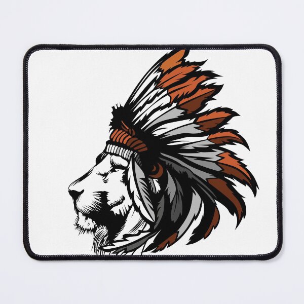 Item preview, Lion Native American designed and sold by Colandia.