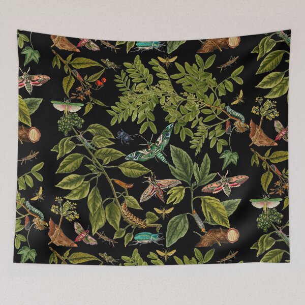Item preview, Botanical Insects Black  designed and sold by mninem.