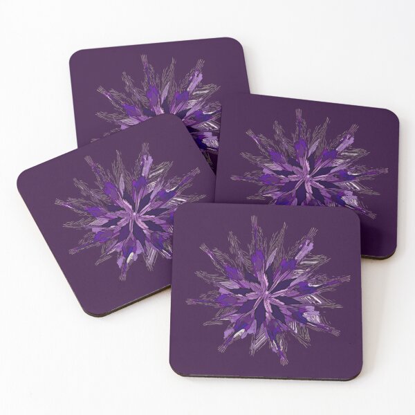 Item preview, Violet Abstract floral designed and sold by jmdoodlez.