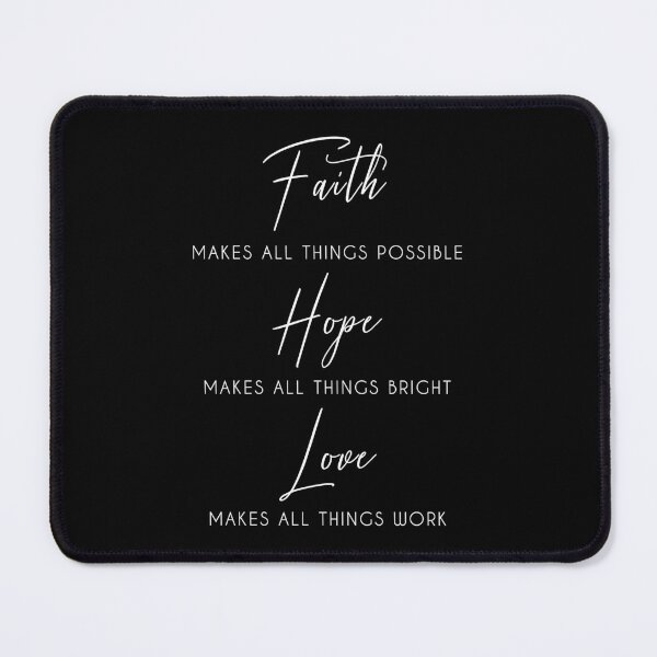 Item preview, FAITH HOPE LOVE - Minimalist designed and sold by KA DESIGNS.