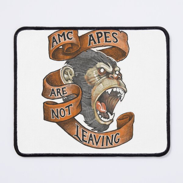Item preview, AMC APES ARE NOT LEAVING designed and sold by AMC-APE.