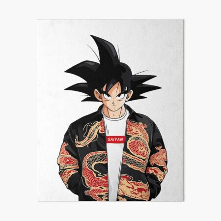 shittily drawn drip goku Art Board Print for Sale by ChotickZ