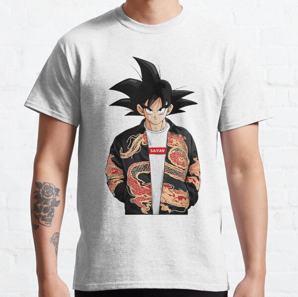 Goku Drip Jacket T-Shirts for Sale