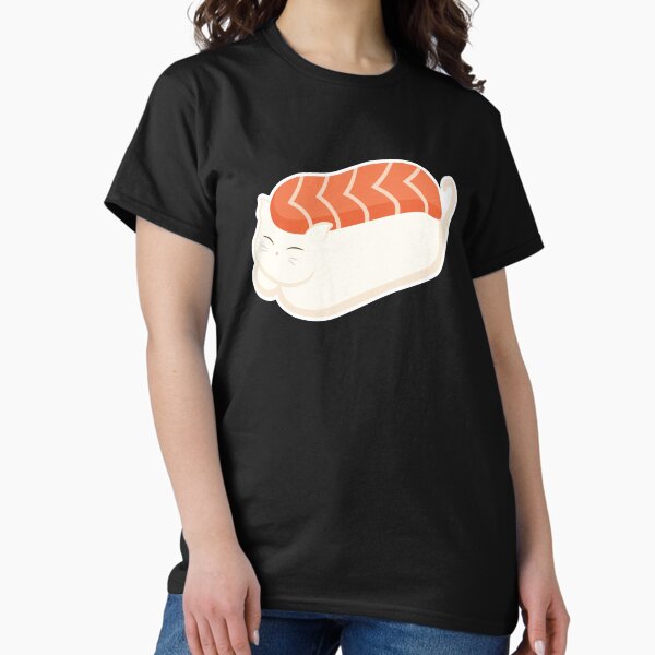 Aperçu de l'œuvre Chat mignon de sushi de nigiri de saumon créée et vendue par young85.