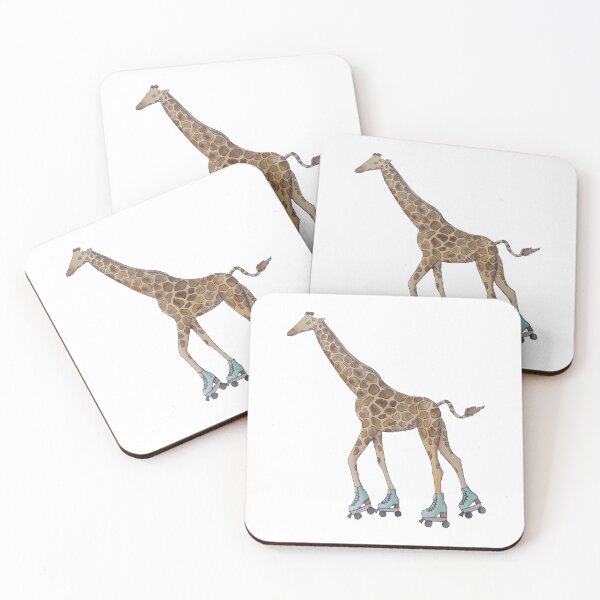 Item preview, roller skating giraffe  designed and sold by -Lily-Anne-.