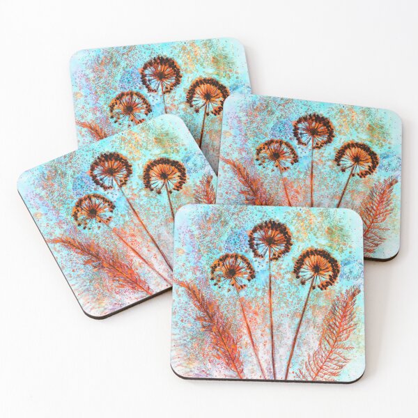Item preview, Botanical mixed media designed and sold by Red Witch Art.