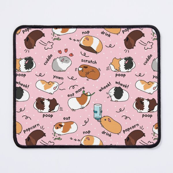 Item preview, Guinea Pig Daily To-Do List - Pink Background designed and sold by Lulupainting.