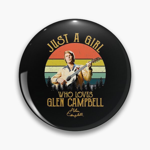 Item preview,  Just A Girl Who Loves Glen Campbell Vintage designed and sold by JaroslavTomas.