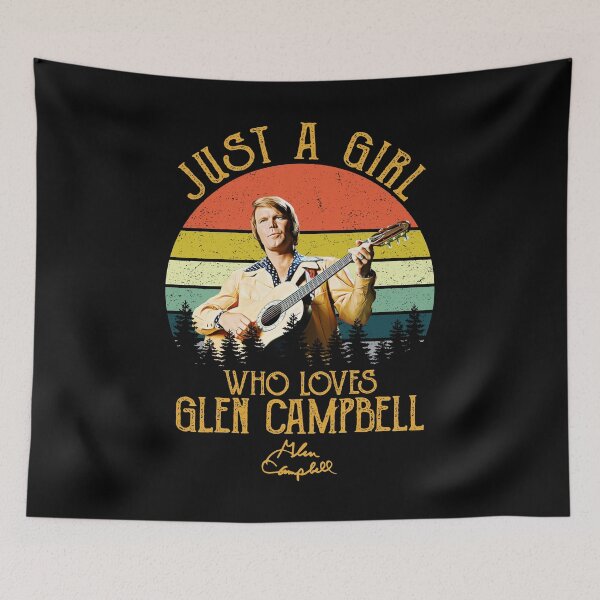 Item preview,  Just A Girl Who Loves Glen Campbell Vintage designed and sold by JaroslavTomas.