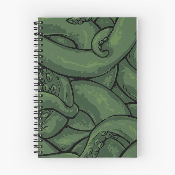 Artikelvorschau, Masse windender Tentakel in Grün entworfen und verkauft von PixelsArtStall.