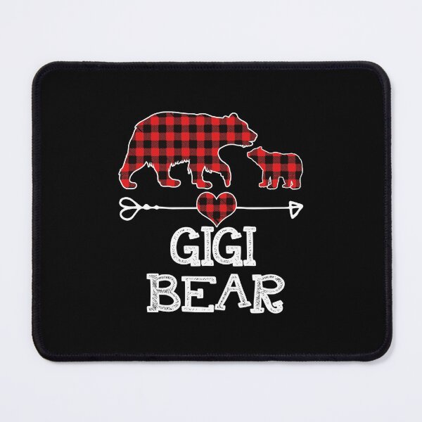 Item preview, Gigi Bear Christmas Pajama Red Plaid Buffalo Family Gift designed and sold by julianne5689.