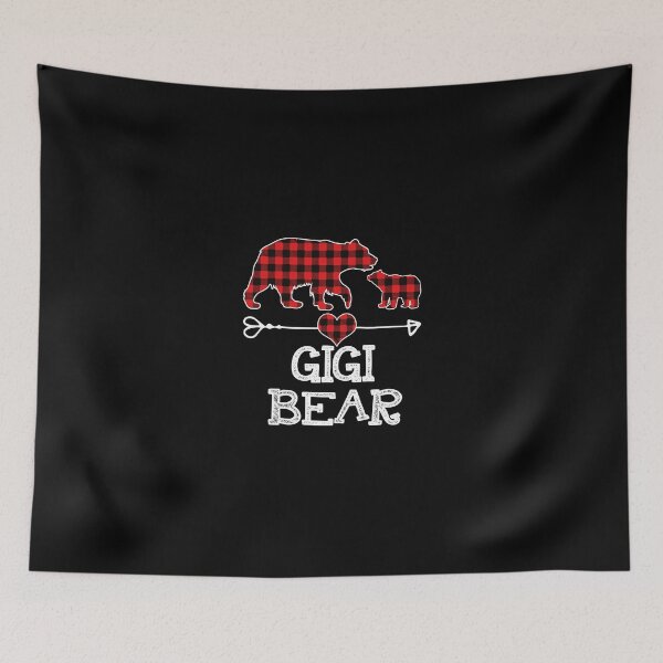 Item preview, Gigi Bear Christmas Pajama Red Plaid Buffalo Family Gift designed and sold by julianne5689.