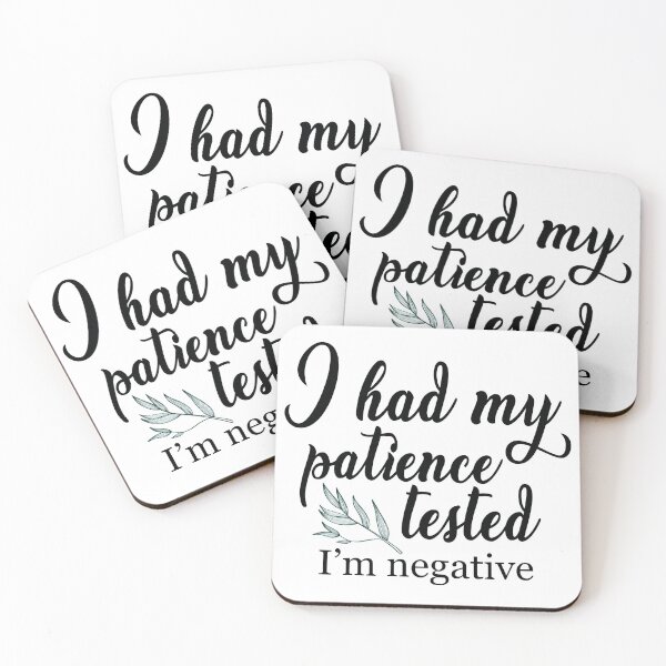 Item preview, Negative Patience Levels designed and sold by Happyhobbithole.