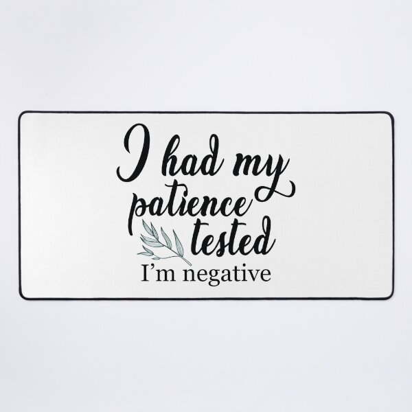 Item preview, Negative Patience Levels designed and sold by Happyhobbithole.