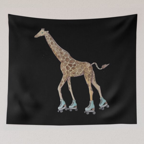 Item preview, roller skating giraffe  designed and sold by -Lily-Anne-.