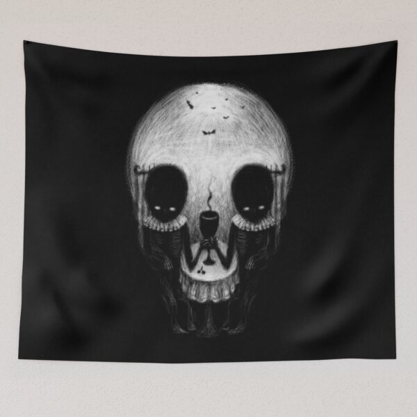 Item preview, Halloween, Skull Optical Illusion designed and sold by Maddie4Real.