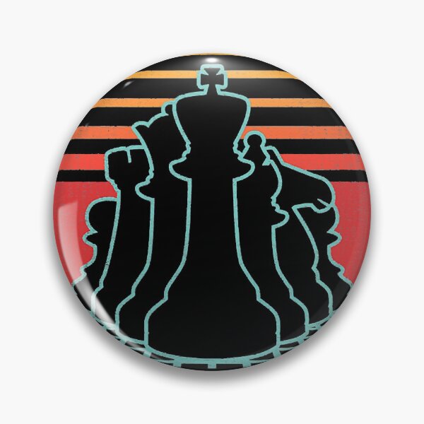 Item preview, Chess Pieces Retro Vintage 80s Style Gift  designed and sold by ClareMadelane.