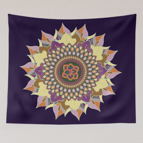 Item preview, fall mandala designed and sold by Espinoza Creative.