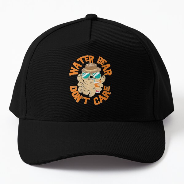 Womens Water Bear Don't Care - Tardigrade Microbiology Moss Piglet V-Neck Baseball Cap