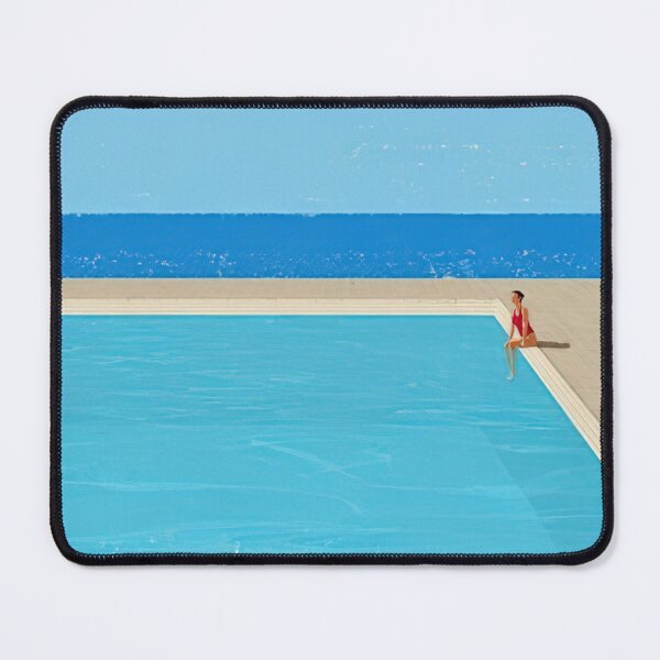Pool with Aesthetic sea Mouse Pad