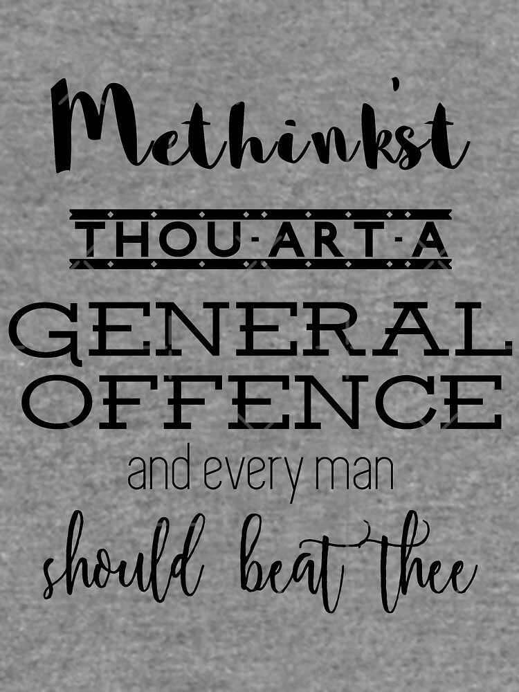 "Thou art a general offence" Shakespeare insult by siyi