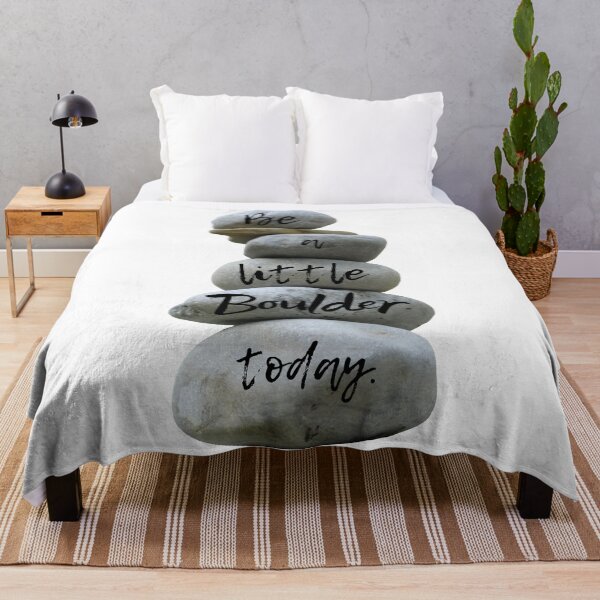 Item preview, Be a Little Boulder Today - White designed and sold by RebekahLanden.