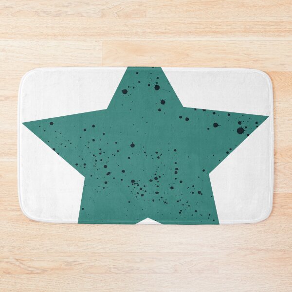 Item preview, Turquoise Blue Retro Star Print  designed and sold by HStudioPrints.