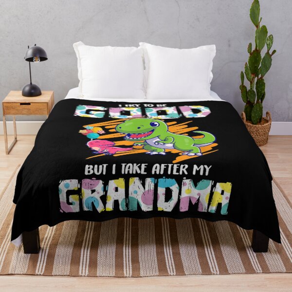 Item preview, I Try To Be Good But I Take After My Grandma Funny Dinosaur designed and sold by FidelmaShop.