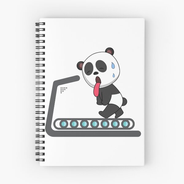 Item preview, Panda working out designed and sold by YuneDesigns.