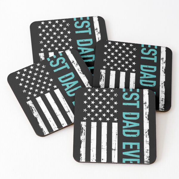 Item preview, Fathers day Best dad ever with US american flag designed and sold by Ebubechukwu4El.